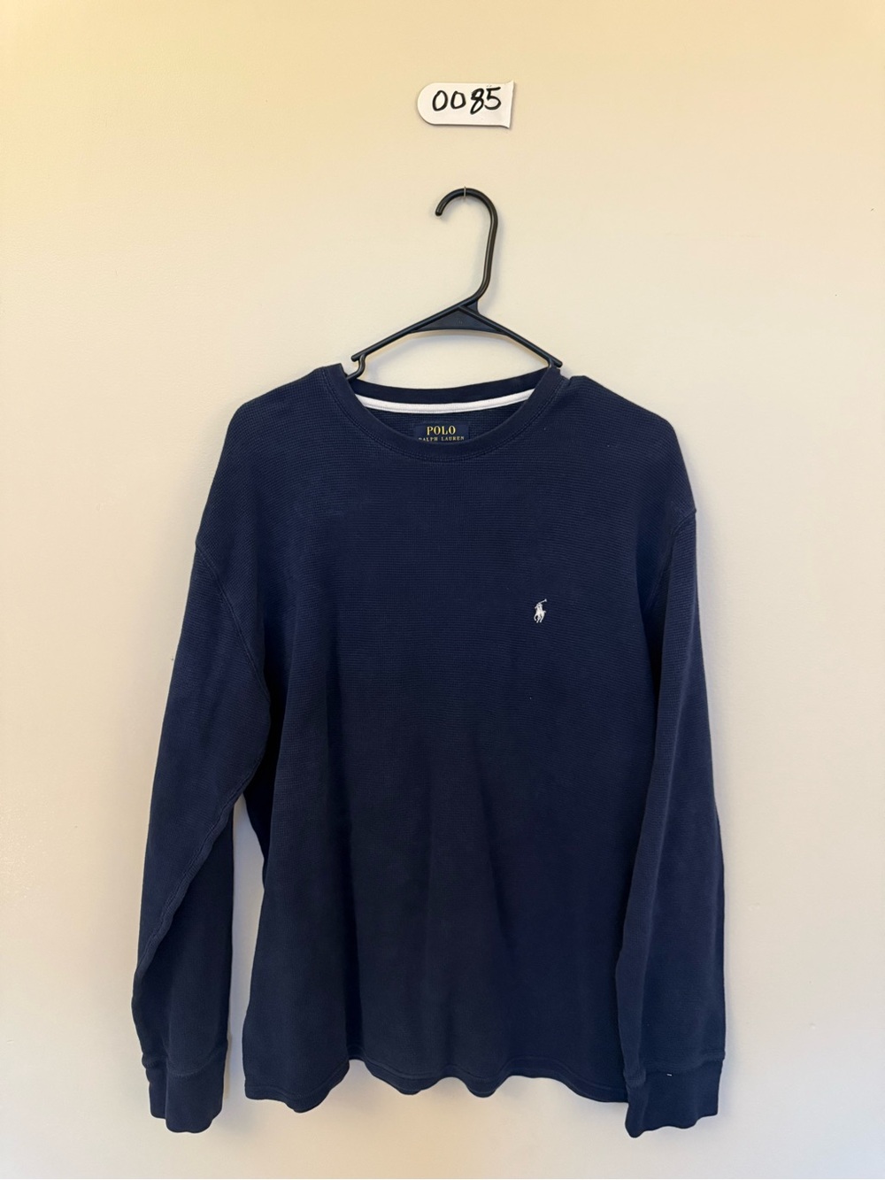 Polo by Ralph Lauren Navy Long-Sleeve Crewneck Sweatshirt